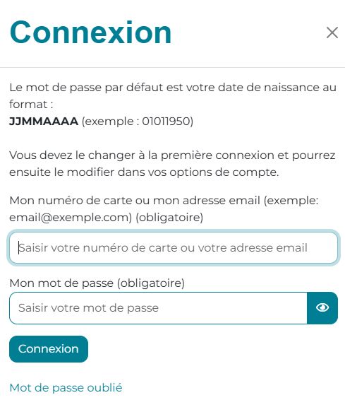 Infos Connexion